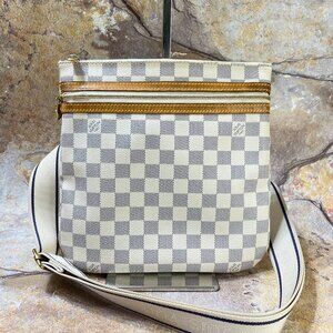Louis Vuitton Bosphore Pochette Damier Azur Shoulder Bag